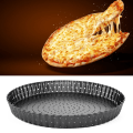 Miniatyrbillede 3 af 8: Husholdningsfortykning non-stick kulstofstål Pizzaform Bagepande Bakkeværktøj til køkken (L (9 tommer) )