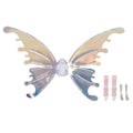 Miniatyrbild 1 av 7: Wings Toy Elektrisk Glänsande Färgglada Fairy Toys LED-lampor Färgglada justerbara vingar