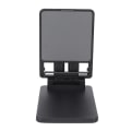 Miniatyrbilde 1 av 8: Mobiltelefonstativholder for skrivebord Sammenleggbare doble stenger for Iphone Nettbrett Smartphone for Live Streaming Opptak Svart