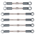 Miniatyrbilde 6 av 8: RC Metalltrekkstang Servo Lenke Linkages Tie Rod for WLtoys 144001 124018 124019 1/14 RC BilTitanium