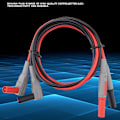 Miniatyrbillede 7 af 8: P1300B elektronisk digitalt multimeter testledningssæt Krokodilleclips Udskiftelige sondespidssæt