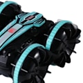 Pikkukuva 7 / 8: RC-tempputyyauto, kaksisuuntainen, pyörivä, 2,4 GHz, vedenpitävä, USB-ladattava, lapsille sopiva amfibio-RC-autolelu, 3,7 V, sininen