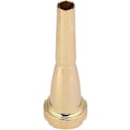 Miniatyrbilde 3 av 3: Trompetmunnstykke, messing trompetmunnstykke for 3C størrelse instrumenter (gull)