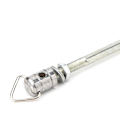 Miniatyrbilde 8 av 8: Banjo Pole Oppreist Sølv Justerbar Bærbar Stativ Musikk Instrument Tilbehør 350mm