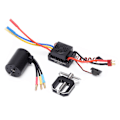 Miniatyrbild 5 av 8: 3650 3900KV Vattentät Borstlös Motor med 60A ESC Motor Drevväxel Avdragare Combo Set för 1/10 1/8 RC Bil