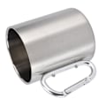 Miniatyrbild 2 av 8: Rostfritt stål mugg 360ml Dubbelvägg Bekväm handtag Blank yta Utsökt Hållbar Rostfritt stål Kaffe muggPrimär färg handtag