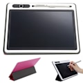 Pikkukuva 8 / 8: Elektroninen muistilehtiö LCD-tabletin piirustuslevy yritystarvikkeisiin käsinmaalaukseen tarkoitettu 9 tuuman työkalu (ruusunpunainen ( case))