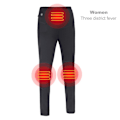 Miniatyrbild 7 av 8: Vinterfeberbyxor Hög midja Leggings Byxor Slim USB Laddning Intelligent Uppvärmning XXL Kvinnor
