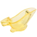 Miniatyrbillede 6 af 8: Citronskive juicer Bærbar fugleform Akryl Manuel frugtpresser til hjemmekøkken Bar Gul 5 stk.