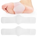 Miniatyrbild 7 av 8: 2st Skoinnersula Arch Support Pad Silikon Flatfoot Corrector för Plantar FasciitisWhite