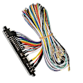Miniatyrbillede 1 af 5: Jamma 28 Pin Arcade Kabelsele Joystick Knap Connector kompatibel med Video Arcade Spilleboks Arkadespil (4