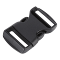 Miniatyrbilde 3 av 8: 5 stk hurtigspenne plast dobbel justerbar stroppspenner erstatning DIY Craft for ryggsekk SvartFor 25mm bredde stropp