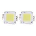 Miniatyrbillede 4 af 8: 2 stk. 100W COB LED-lyschip 9600LM 6000K LED-lyschip-perler til LED-støbepære 32-36V