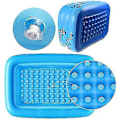 Miniatyrbillede 3 af 5: Oppustelig Pool med Elektronisk Pumpe Oppusteligt Badekar Foldbar Pool 120x70x35cm