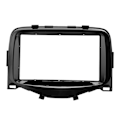 Miniatyrbilde 2 av 8: 2DIN bilradiofascia trim sentral kontroll dashbordpanel erstatning for AYGO 2014‑2015
