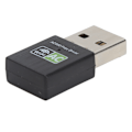 Miniatyrbilde 4 av 8: Wifi-adapter USB-mottaker Ethernet 600Mbps 2,4Ghz5Ghz Dual Band trådløst nettverkskort svart