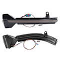 Miniatyrbild 4 av 8: Sidobackspegel Blinkers LED Dynamiskt Flytande Indikator Passar för F10 F11 F07 F18 F01 F02 F03