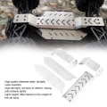 Pikkukuva 7 / 8: 5 kpl ruostumattomasta teräksestä valmistetun alustan suojalevyn suojalevy sopii TRAXXAS X-MAXX 1/10 RC -autoon