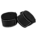 Miniatyrbillede 5 af 8: 2 stk 2,5 m elastisk rem boksning Sanda Muay Thai MMA Taekwondo Bandage Håndbind (sort)
