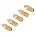 Miniatyrbillede 4 af 8: 5 stk. 3D-printer dyse i messing M6 højhastighedsdyse til End 5 S1 End 7 1,75 mm 0,8 mm / 0,03 tommer