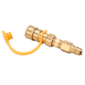 Miniatyrbilde 6 av 8: Propantankadapter 3/8 tommer kompakt holdbar propankobling tilbehør for hjemmebruk