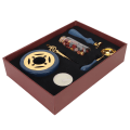 Miniatyrbilde 2 av 8: Voksforseglingsstempelsett med forseglingsvoksvarmer voksskje Retro voksstempelsett for invitasjoner Konvolutter Postkort