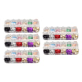 Miniatyrbild 6 av 8: 5 lådor 12 färger Nagelfolie Flingor Set Glitter Nail Art Tabletter DIY Manikyr Dekoration