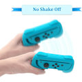 Miniatyrbild 4 av 5: Blå och röd (2 förpackningar) - Griphållare kompatibel med Joy Con för Switch & OLED-modell, Comfort Controller Grips