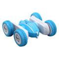 Miniatyrbilde 8 av 8: 2,4 GHz Stunt RC Bil 360° Rotasjon Anti Kollisjon Fjernkontroll Elektrisk Mini Dobbeltsidig Stunt Bil Blå