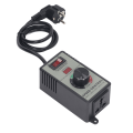 Miniatyrbilde 1 av 8: AC-motorhastighetsregulator Elektrisk vifte Hastighetsregulator Med 10A Universal Socket EU-plugg AC220 til 240V 4000W