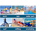 Miniatyrbilde 4 av 4: Neopren Snorkling Sokker - Varme og Holdbare for Svømming, Dykking og Surfing L grå