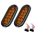 Pikkukuva 1 / 5: Auton soikea 10LED-polttimon jarruvalo keltainen