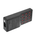 Miniatyrbillede 8 af 8: Multiport USB-oplader 12A High Power 12-porte USB-ladestation til MP3 MP4-mobiltelefoner EU-stik AC 100-240V EU-stik