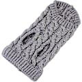 Miniatyrbillede 3 af 5: Strikkede uldhund sweater vest til små, mellemstore og store hunde L grå