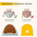 Miniatyrbillede 5 af 5: Dww-porte-bb Ventral Ergonomisk Hoftesæde Taburet, Ren Let og Åndbar Bomuld, Maksimal Bæltelængde på 125 cm Ideel Til N