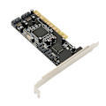 Pikkukuva 7 / 8: PCI–4-porttinen SATA-kortti 4 itsenäistä sarja-ATA-kanavaa 1,5 Gbps:n siirto PCI SATA -ohjain pöytätietokoneelle HDD SSD