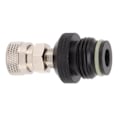 Miniatyrbillede 8 af 8: CO2 Tank Hun Adapter Lækagesikker Rustfrit Stål Aluminiumlegering 8mm G1/2 14 Slange Hurtigkobling Hun Fitting