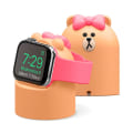 Miniatyrbillede 1 af 5: Uropladerstander Silikone Cute Cartoon Universal bærbar uropladningsholder til IWatch Type 4