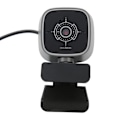 Miniatyrbilde 6 av 8: USB Webcam 1080P 30FPS Støyreduksjon Dobbel mikrofon Roterbart Plug and Play PC-kamera for stasjonær bærbar PC Videochat