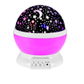 Miniatyrbillede 1 af 5: Stjerneprojektor Natlampe, Børnenatlampe 360° Rotation Baby Natlampe Loftprojektion, Børneprojektorlampe 8 Farvetilstande, Gave til Ba