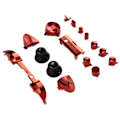 Miniatyrbilde 8 av 8: Full Game Controller Button Set Electroplating Replacement Handles Accessories for Xbox Series XRed