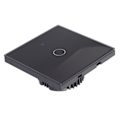 Miniatyrbillede 6 af 8: Trådløs WiFi-kontakt med RF433-kontrol, der understøtter timing-nedtælling, universel smart touch-kontakt 90-250V sort touch-kontrol