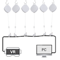 Miniatyrbild 6 av 8: VR-kabelhanteringssystem med infällbar takhjulsystem, kompatibel med HTC Vive/Rift S/Oculus Quest2 VR-tillbehör
