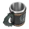 Miniatyrbillede 3 af 8: Rustfrit Stålkrus Innovativ Drage Pirat Retro Stil Stor Kapacitet Ølkrus til Øl Kaffe Drik Bronzer