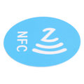 Miniatyrbilde 4 av 8: 20 STK NFC-klistremerker PET 40 mm lette lesbare skrivbare NFC-etiketter Telefonbaksideklistremerker Blå