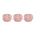 Miniatyrbillede 8 af 8: 3 stk. 4 rum makeup svampeholder katteformet støvtæt transparent skønhedssvamp beholderholder