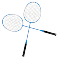 Miniatyrbild 7 av 8: LEIJIAER Badminton Racket Offensiv Järnlegering Lätt Bekväm Grepp Sport Badminton Racket Blå