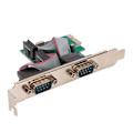 Pikkukuva 2 / 8: Pcie-laajennuskortti PCIE-sarjakortti tietokoneen pöytäkoneen COM-portti PCIE-RS232-liitäntä, kaksoissarjaportin laajennuskortti