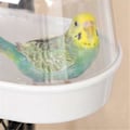 Miniatyrbilde 5 av 5: Hengende papegøyebadekar, lett å installere, kanarifuglbur A