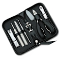 Miniatyrbillede 3 af 8: 7 stk Manicure Sæt Rustfrit Stål Manicure Pedicure Kit Grooming Kit Negleklippere